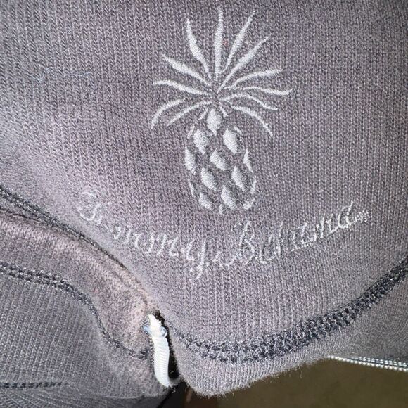 Tommy Bahama black full zip island loungewear casual jacket size S - Picture 7 of 9